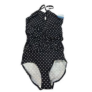 Ruby Ribbon Riviera‎ Swimsuit Size 6 #1971 Polka Dot NEW